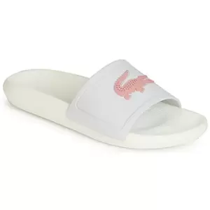 Image of Lacoste CROCO SLIDE 119 3 womens in White - Sizes 7,3,6,3,4,5,6,7,8