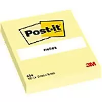 Image of Post-it Sticky Notes 656-CY 51 x 76mm 100 Sheets Per Pad Yellow Pack of 12