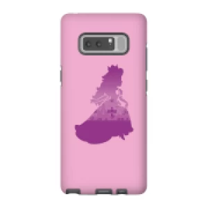Image of Nintendo Super Mario Peach Silhouette Phone Case - Samsung Note 8 - Tough Case - Gloss