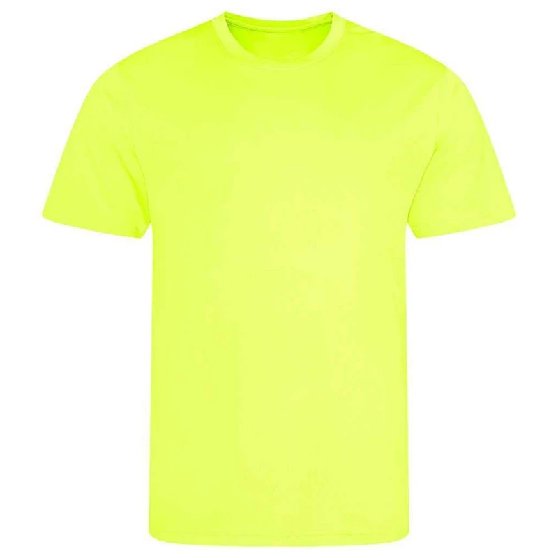 Image of AWDis Cool Plain Magenta T-Shirt in Bright Yellow Size: 12-13 Years Bright Yellow Unisex 12-13 Years