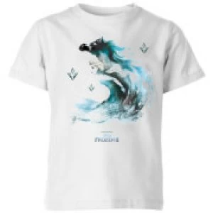 Image of Frozen 2 Nokk Water Silhouette Kids T-Shirt - White - 3-4 Years