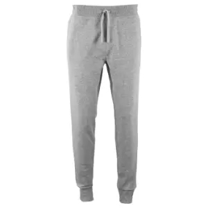 Image of SOLS Mens Jake Slim Fit Jogging Bottoms (L) (Grey Marl)