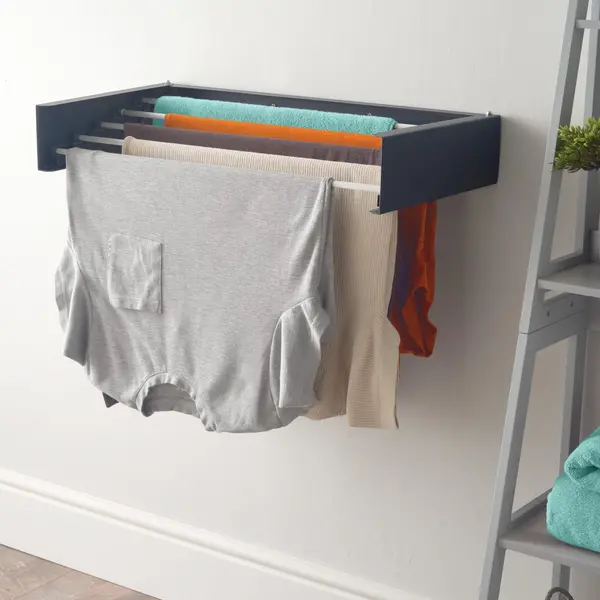 Image of OurHouse Wall Mounted Airer Black