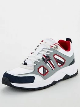 Image of Tommy Hilfiger Fashion Modern Low Profile Trainers - White, Size 6, Men