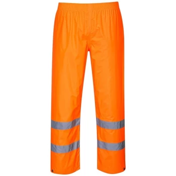 Image of H441ORRM - sz M Hi-Vis Rain Trousers - Orange - Portwest