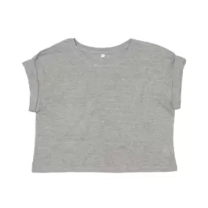 Image of Mantis Womens/Ladies Organic Cropped T-Shirt (XS) (Heather Marl)