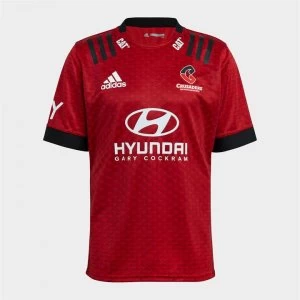 Image of adidas Crusaders Home Rugby Shirt 2021 - Scarlet