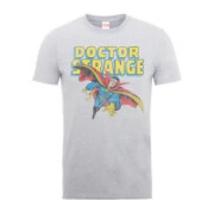 Image of Marvel Doctor Strange Flying Mens Grey T-Shirt - M