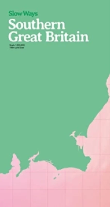 Image of Slow Ways Southern Britain Sheet map, folded