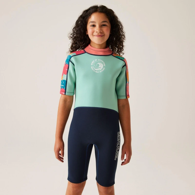 Image of Children's swimsuit Regatta Turquoise Female 3/4 ans