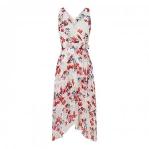 Image of DKNY Wrap Hankerchief Dress - Multi 2