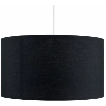 Image of Minisun - Self Assembly Cotton Ceiling Pendant Table Floor Lamp Light Shade - Black