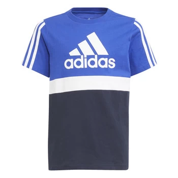Image of adidas ABATIA boys's Childrens T shirt in Multicolour / 4 years,4 / 5 years,11 / 12 years,13 / 14 years,5 / 6 years,6 / 7 years,7 / 8 years,9 / 10 yea