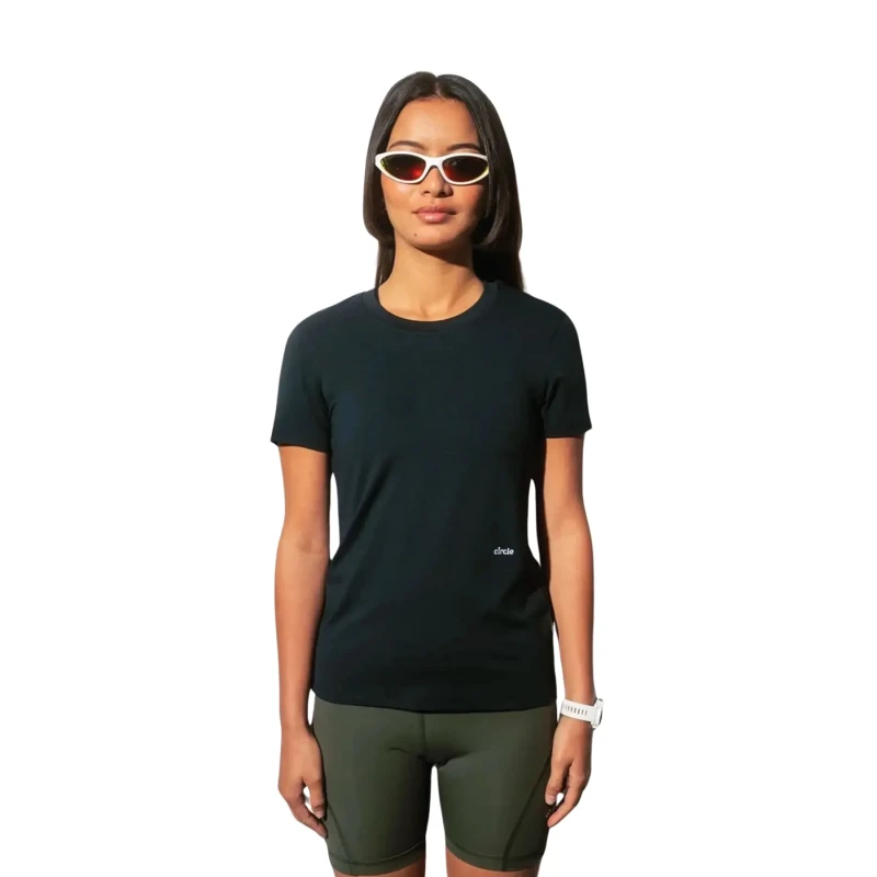 Image of Circle Sportswear Womens T-Shirt Circle Sportswear Athletic Noir Female S