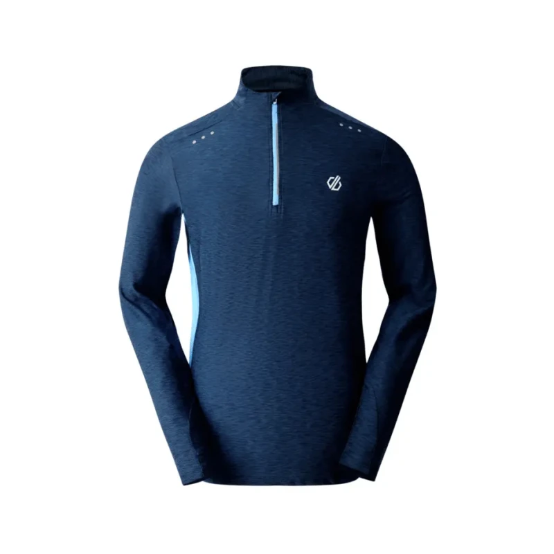 Image of Dare 2b Dare 2b Men 'Power Up' Half Zip Jersey in Navy Size: Medium Navy M Male 5063019917429