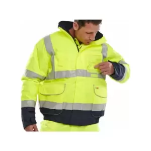 Image of Spd208 Sat Yel Nav Bomber Xs