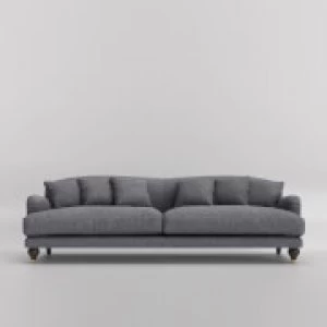 Image of Swoon Holton Smart Wool 3 Seater Sofa - 3 Seater - Anthracite