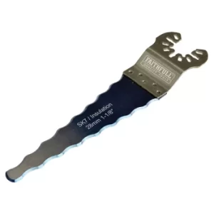Image of Faithfull FAIMFWAVY SK7 Wavy Edge Insulation Cutter Blade 100mm