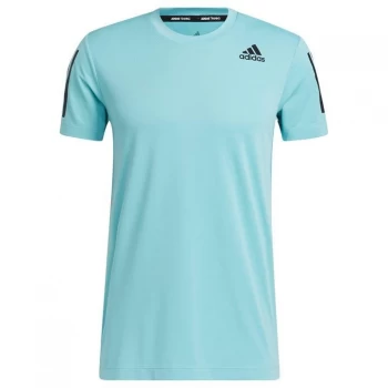Image of adidas Heat. Rdy Warr T Shirt Mens - Mint Blue