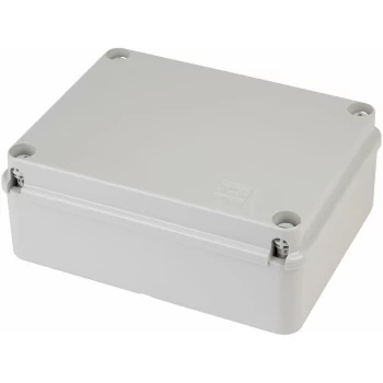 Image of GW 44 207 Junction Box Ip56 Screwed Lid Grey 190 x 140 x 70mm - Gewiss