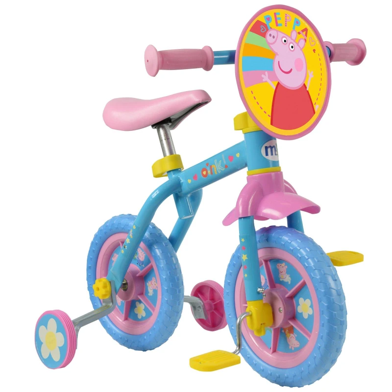 Image of Peppa Pig Peppa Pig 2in1 10" Training Bike Multicoloured unisex one size