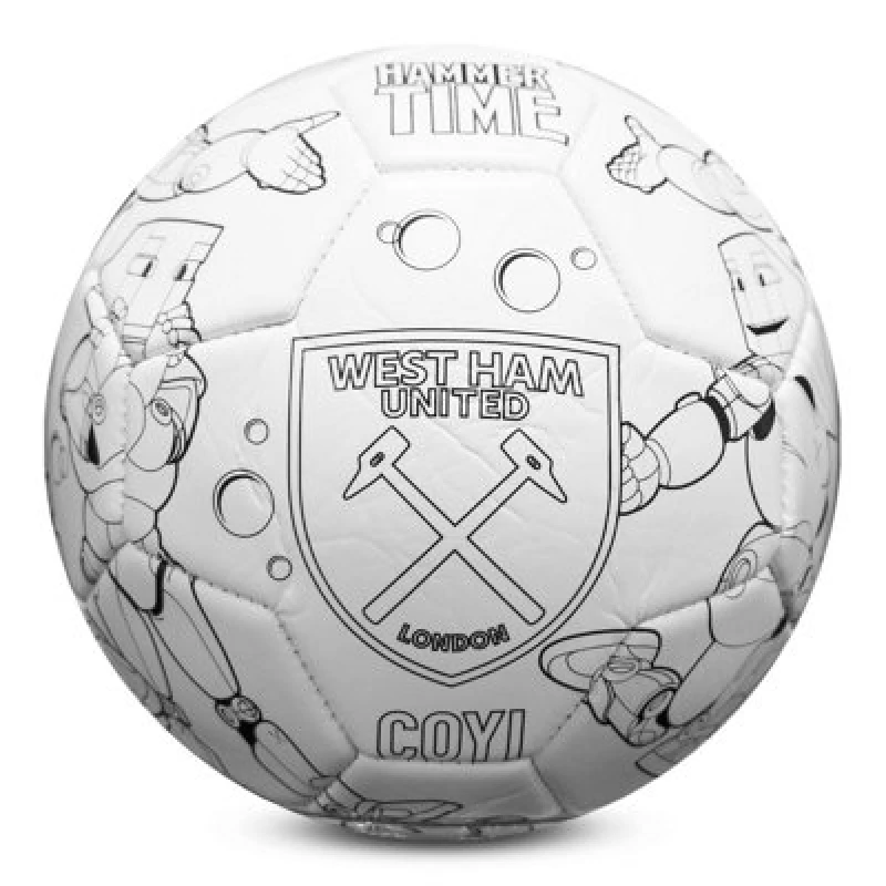 Image of Hy-Pro West Ham Mini Colour In Customisable Football