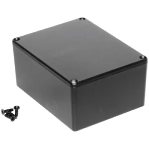 Image of Hammond 1590CBK Diecast Enclosure Black (120 x 94 x 56.5mm)