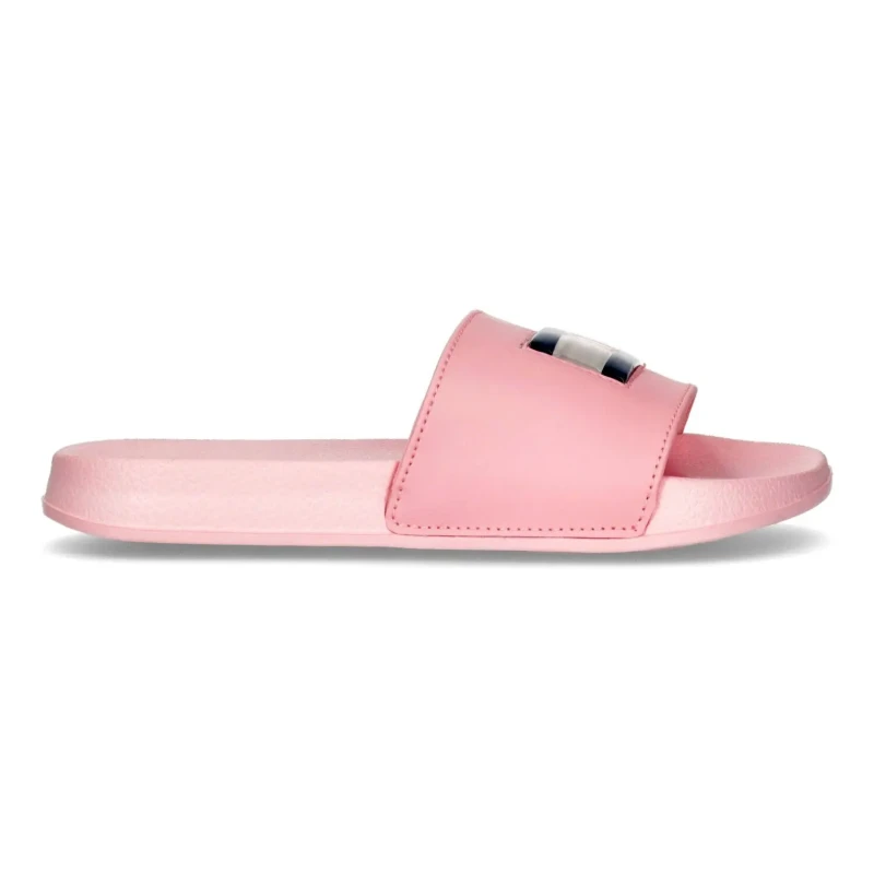 Image of Tommy Hilfiger Womens slides Tommy Hilfiger Pink Rose Female 36