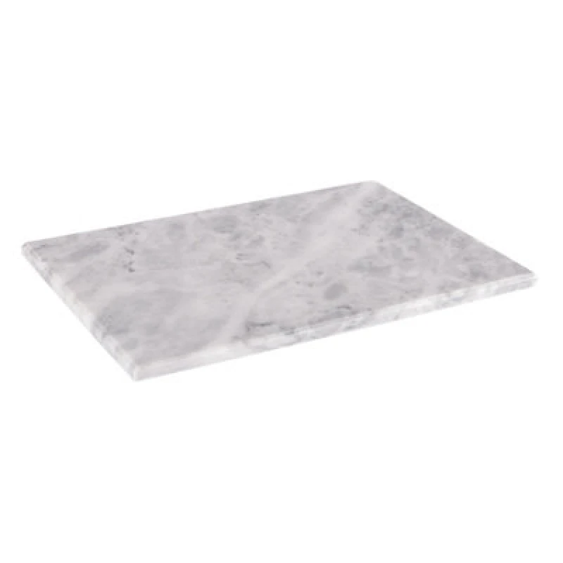 Image of Argon Tableware Rectangle Marble Chopping Board 30 x 20cm White unisex