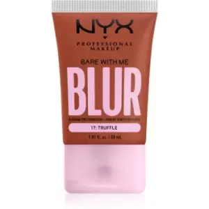 Image of NYX Professional Makeup Bare With Me Blur Tint hydrating foundation shade 17 Truffle 30ml