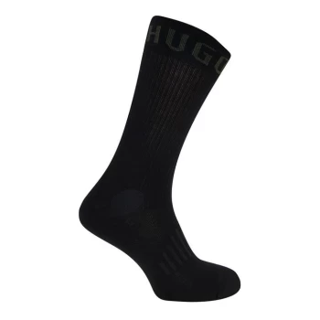 Image of Hugo Boss 2 Pack Logo Sports Socks Green Size 43-46