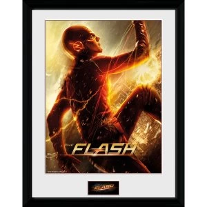 Image of The Flash Run Framed Collector Print