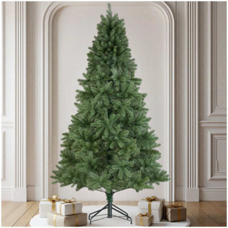 Image of Tectake Christmas Tree Prancer - Artificial In Green, Injection Moulded Needles - 210 Cm - Green