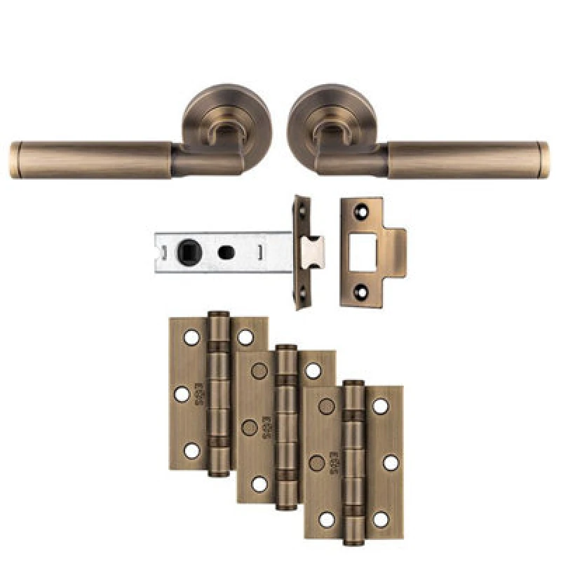 Image of CARLISLE BRASS Carlisle Brass - Belas Latch Pack Ultimate Door Pack Antique Brass UDP006AB/INTB