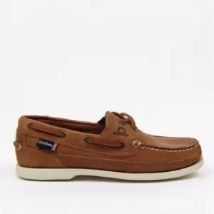 Image of Chatham Kayak Lady G2 walnut nubuck leather boat shoe - Brown