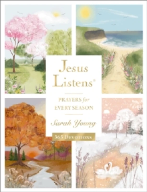 Image of Jesus Listens: Prayers for Every Season (NEW for 2026) : A 365-Day Illustrated Prayer Book Hardback