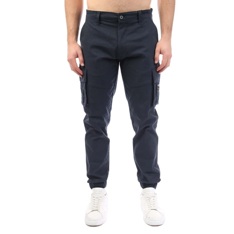 Image of Duck and Cover Chemmer Woven Joggers Navy male 36L