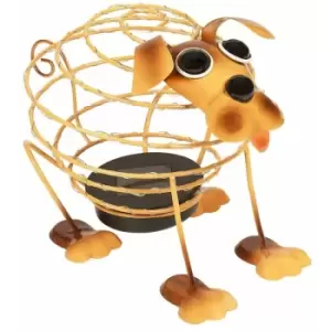 Image of GardenKraft 14940 Solar Powered Light Up Dog Garden Feature