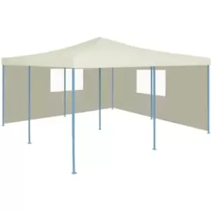 Image of Vidaxl - Folding Gazebo with 2 Sidewalls 5x5 m Cream Cream