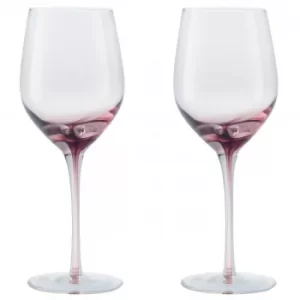 Image of Denby Colours Red Wine Glass (Pink) Set Of 2