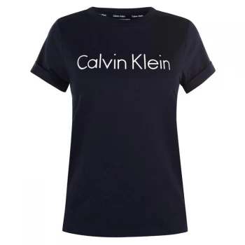 Image of Calvin Klein Short Sleeve Logo T Shirt - SHORELINE