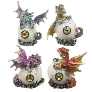 Image of Crystal Birth Fantasy Nightmare Dragon Figurine (1 Random Supplied)