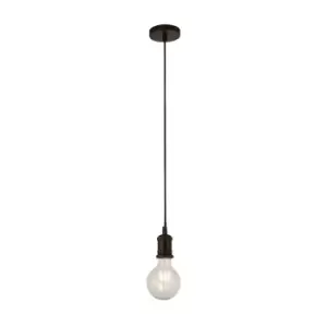Image of Searchlight Ceiling Pendant Lamp Holder 1.5 Metre - Matt Black