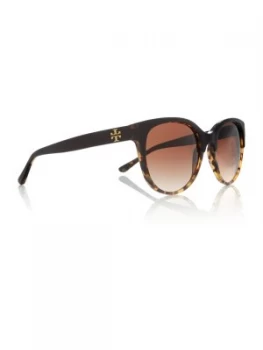 Image of Tory Burch Black TY7095 round sunglasses Black