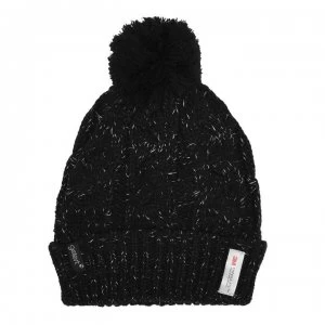 Image of Gelert Lurex Pom Pom Hat Ladies - Black