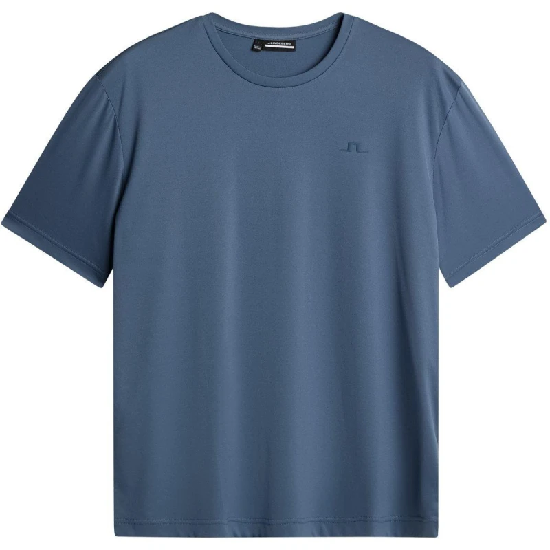 Image of J Lindeberg Mens T-Shirt Vintage Indigo male Small