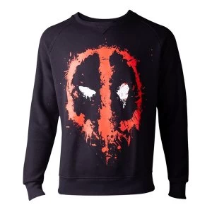 Image of Marvel Comics - Dripping Mask Mens Medium Sweater - Black