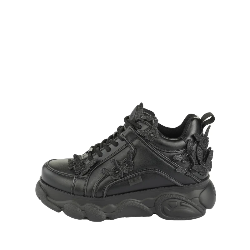Image of Buffalo Womens Trainers Buffalo CLD Corin Butterfly Noir Female 41