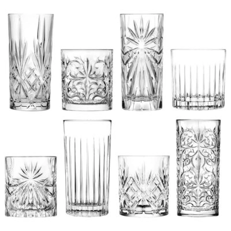 Image of Rcr Crystal 8 Piece Mixology Glassware Set