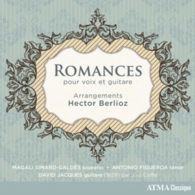 Image of Romances Pour Voix Et Guitare: Arrangements By Hector Berlioz CD / Album